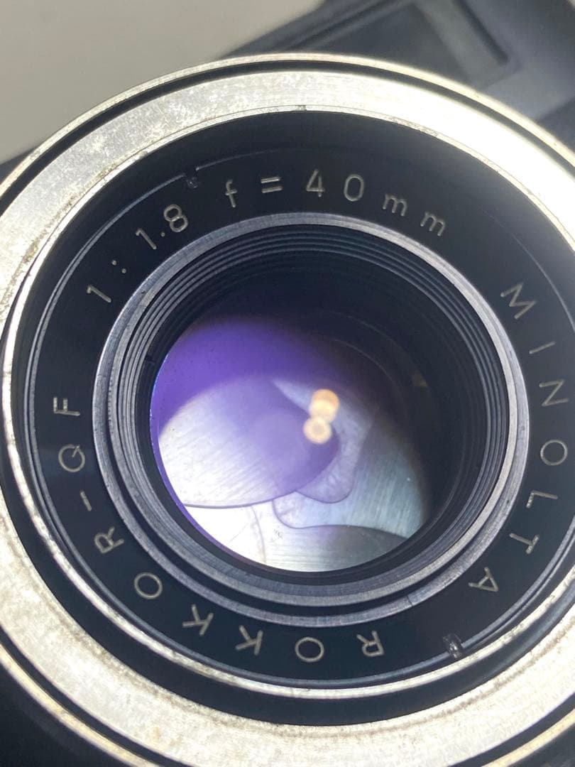 動作品ブラックMinolta minoltinaS レンジファインダーカメラ黒