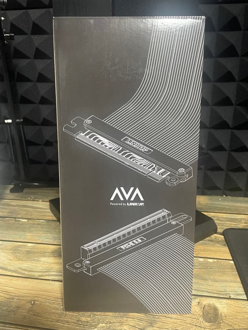 LINKUP - AVA5 PCIE 5.0 ライザーケーブル 90cm
