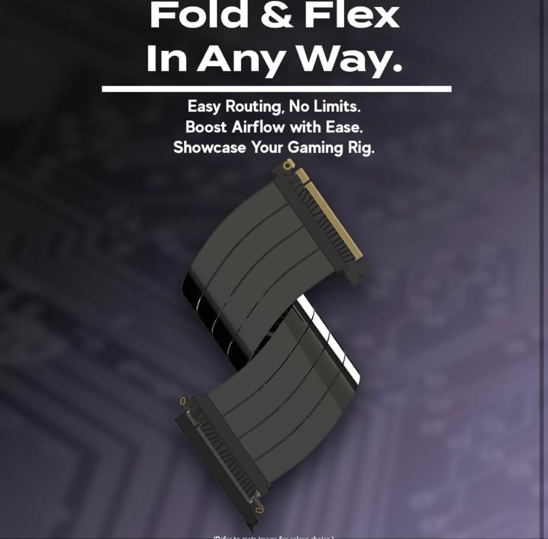 LINKUP - AVA5 PCIE 5.0 ライザーケーブル 90cm