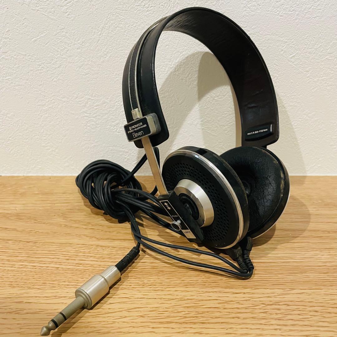 昭和レトロ Pioneer パイオニア ヘッドホン Eleven SE-11