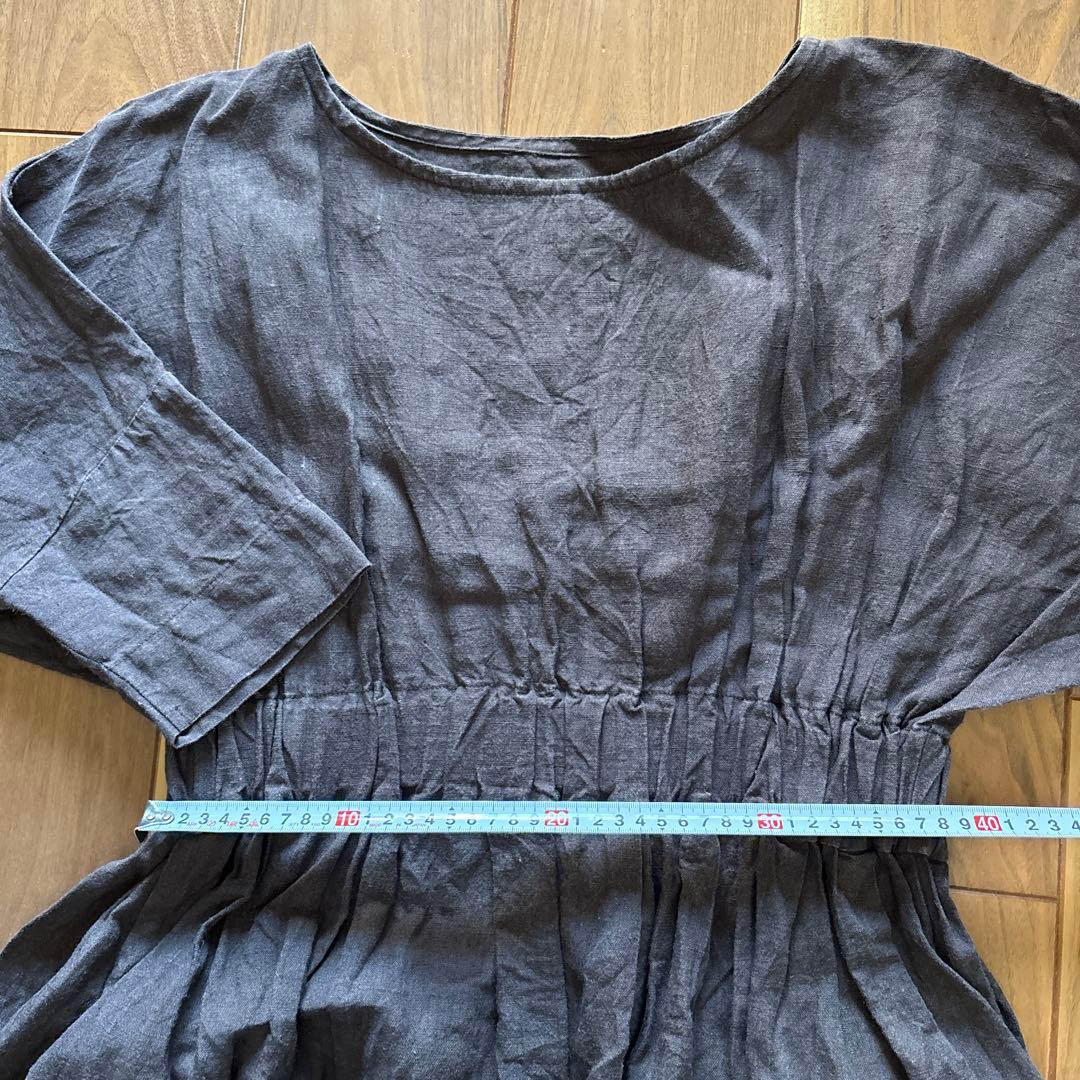 ヤンマ産業　Xラインワンピース　焦茶