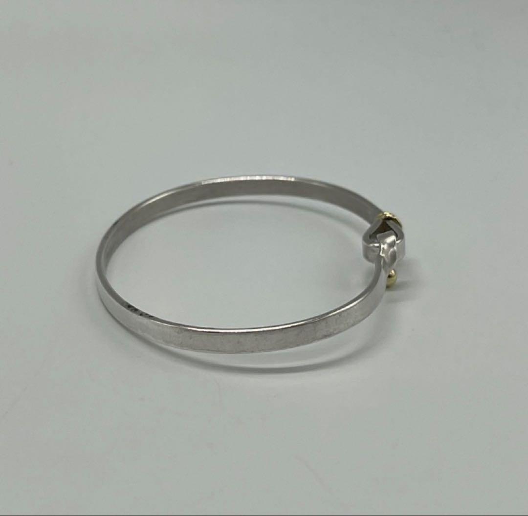 【本日まで】ティファニー TIFFANY フックアンドアイバ ングル シルバー