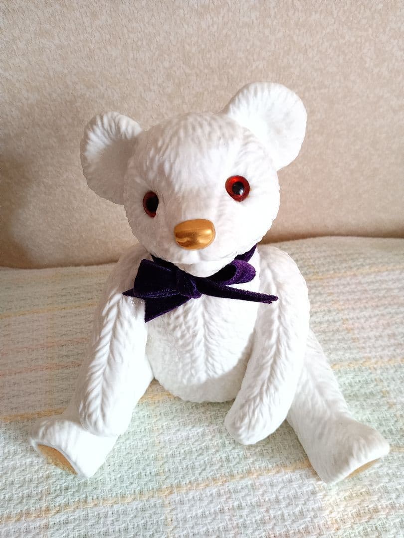 ノリタケ　Noritake テディベア置物