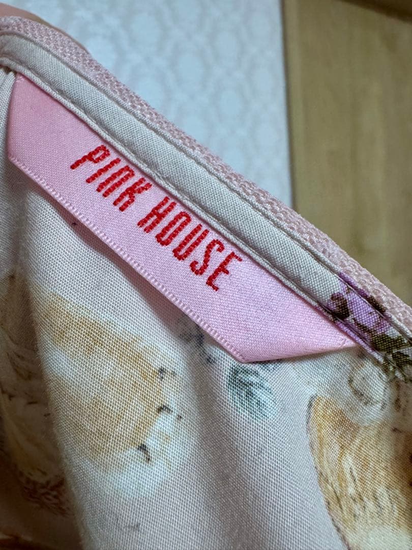 ピンクハウス×青木美沙子 アニマルハッピージャムプリントワンピース