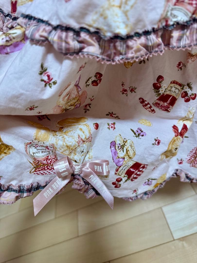 ピンクハウス×青木美沙子 アニマルハッピージャムプリントワンピース