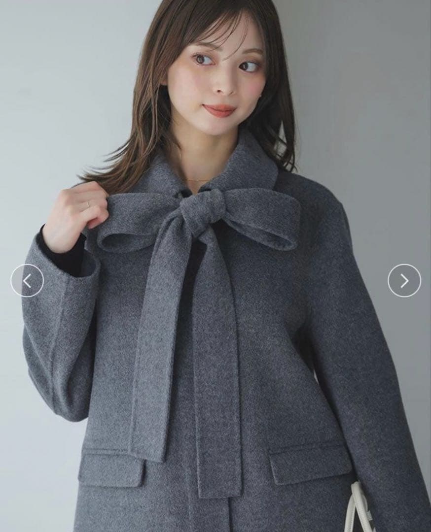 SNIDEL リバーリボンジャケット グレー 美品