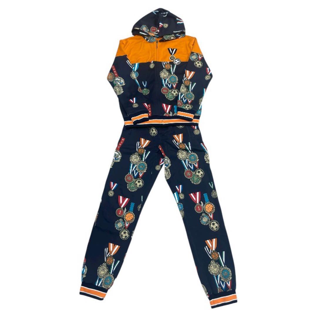 【美品】DOLCE & GABBANA ダークネイビーブルー パンツ 150