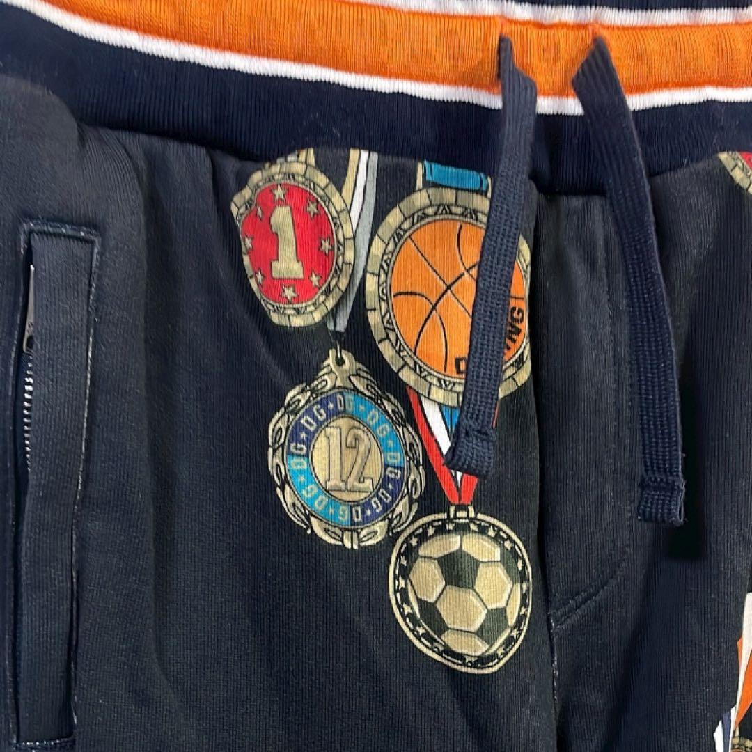 【美品】DOLCE & GABBANA ダークネイビーブルー パンツ 150