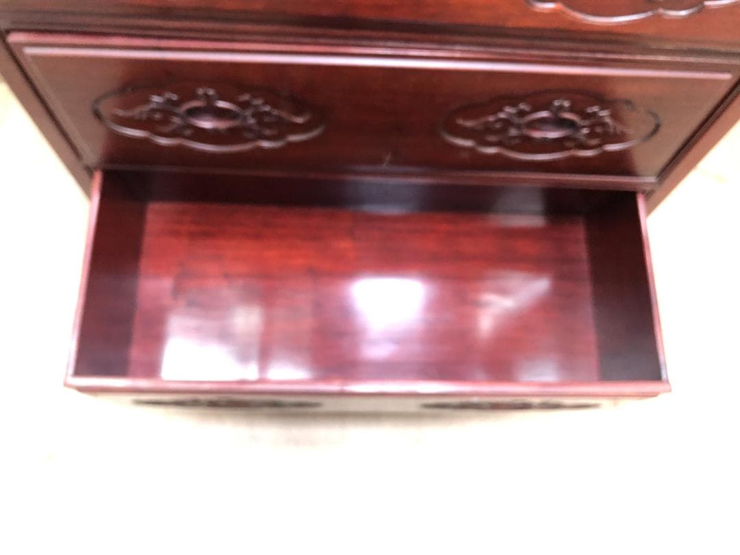 無垢材 チェスト 木製 収納家具 洋服タンス　アンティーク 　250309-3