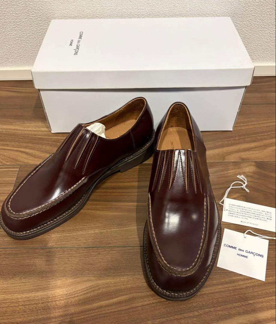 COMME des GARCONS HOMME 00s スリットゴア シューズ