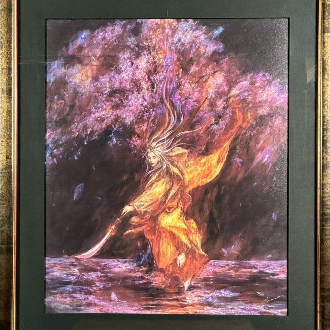 【出品11/10まで】丹野忍「月華焔舞」ミクスドメディア 限定キャンバスED