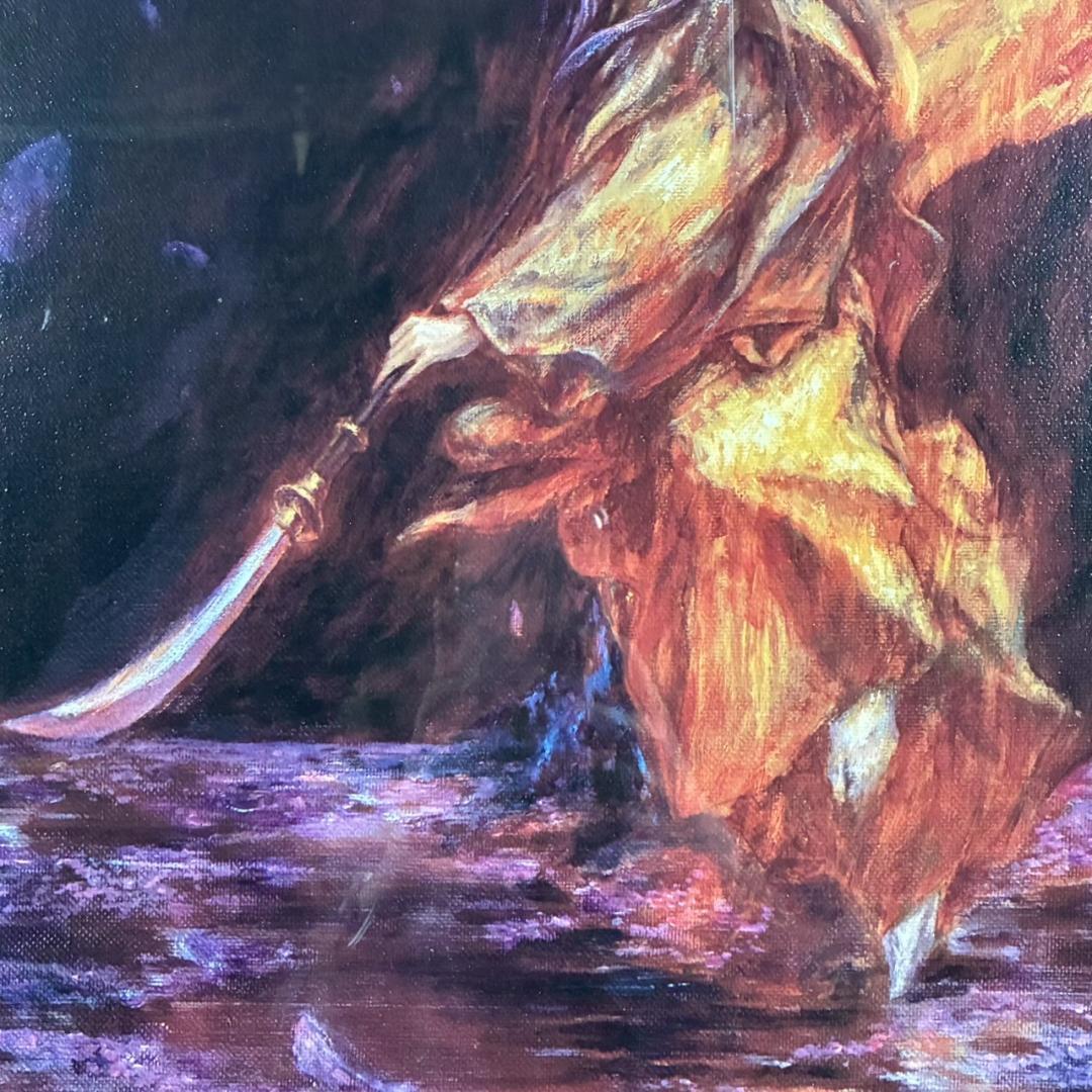 【出品11/10まで】丹野忍「月華焔舞」ミクスドメディア 限定キャンバスED