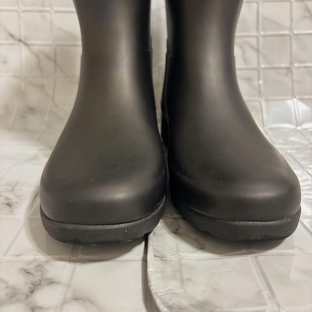 HUNTER ハンター　レインブーツ　23cm 黒　ブラック　ショート