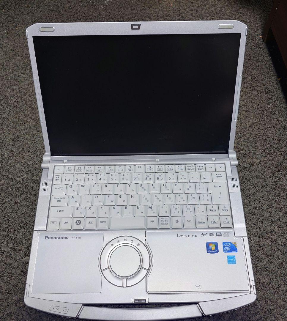Windowsノート本体 Panasonic Let's note CF-F10 Windous7
