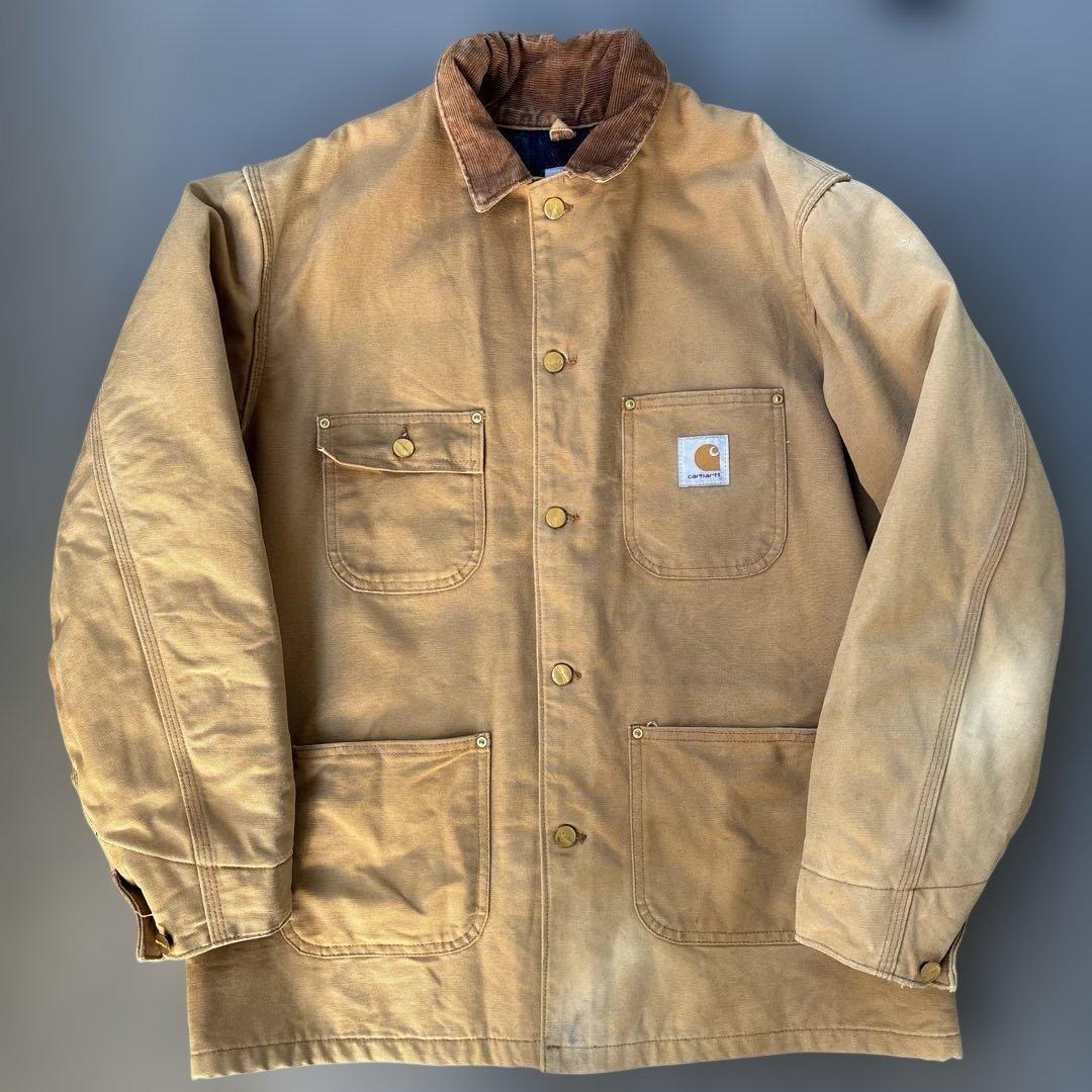 USA製　カーハート　ミシガンチョアコート　カバーオール　デトロイトジャケット
