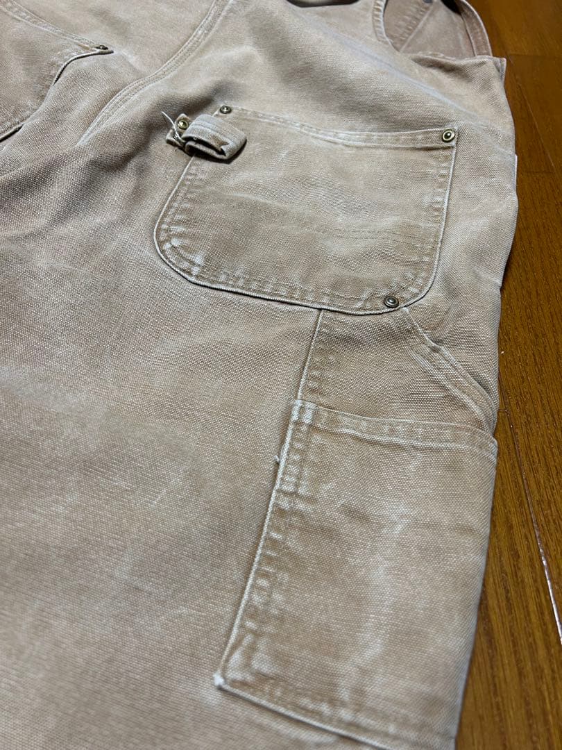 90's Carhartt ダブルニーオーバーオール W36 L30