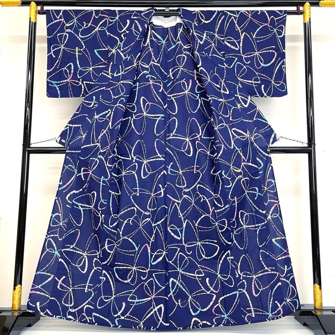 【着物と帯 時流】Y25911◆浴衣◆三越 注染 トールサイズ コーマ地 未使用