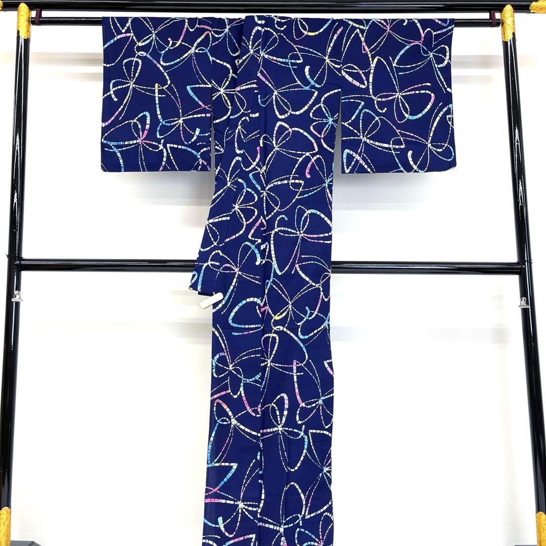 【着物と帯 時流】Y25911◆浴衣◆三越 注染 トールサイズ コーマ地 未使用