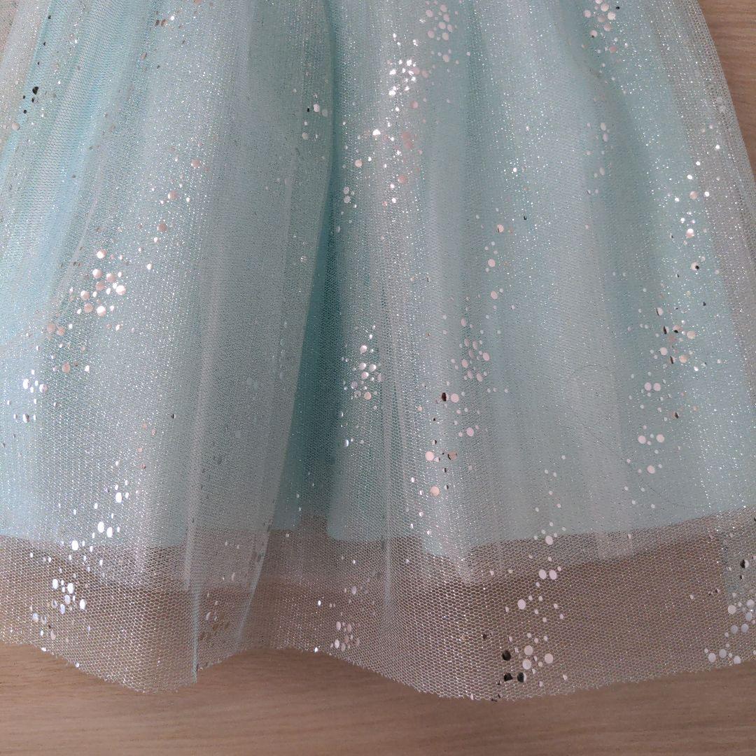 DRESCCO スパンコール装飾ノースリーブドレス