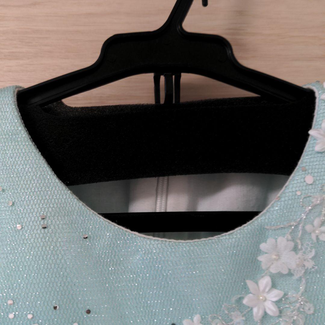 DRESCCO スパンコール装飾ノースリーブドレス