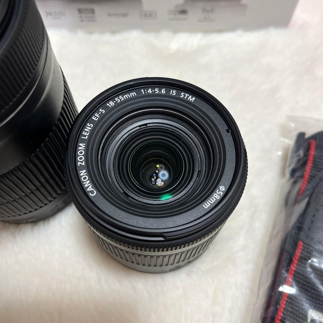 Canon eos kiss x10 ダブルズームキット ブラック