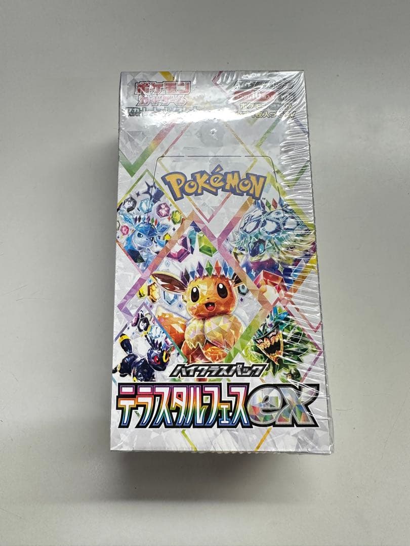 新品、未開封 シュリンク付き ポケモンカードゲームテラスタルフェスEX 1BOX