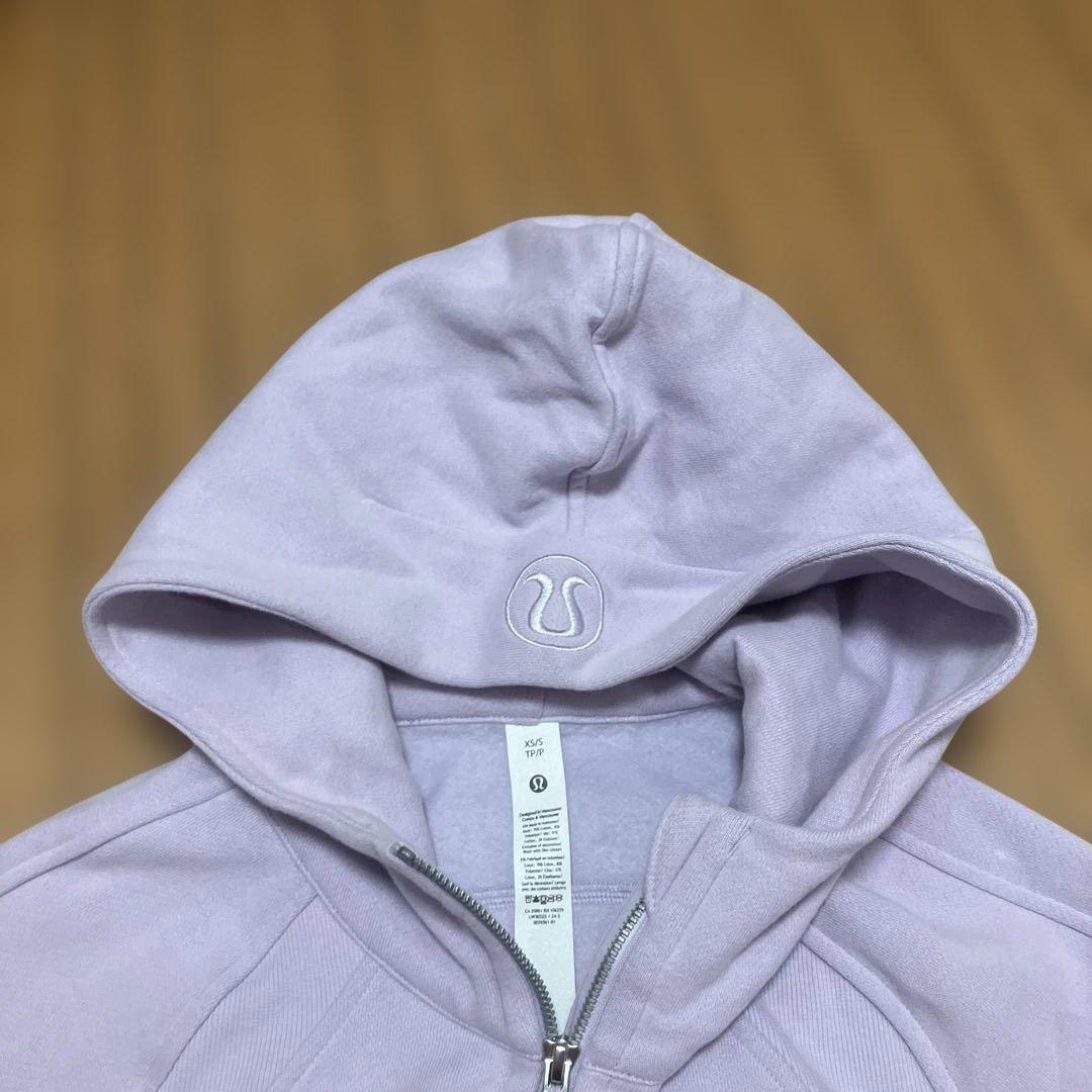 Lululemon ラベンダーパーカー XS/S