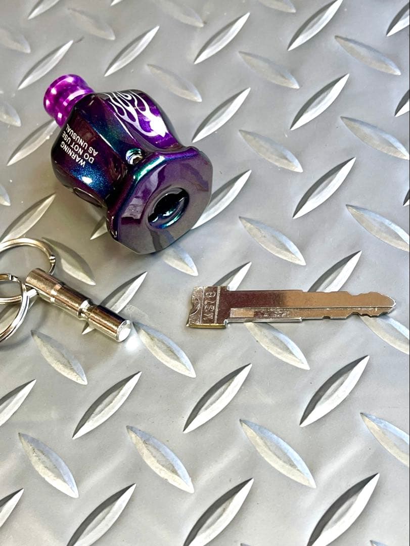 マックツール、2019限定、DGS2,改造グリップキーホルダー紫、マジョーラ使用