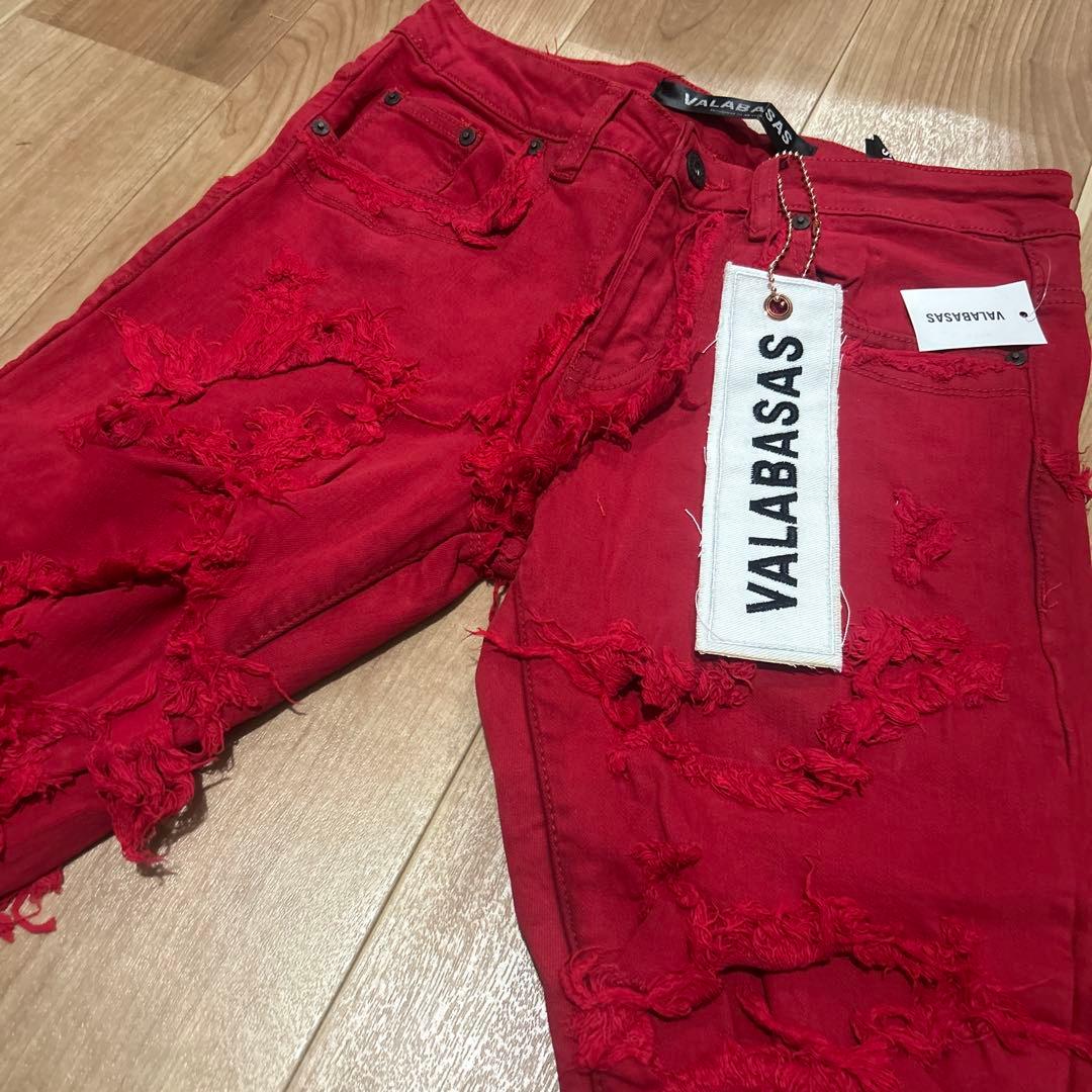 valabasas【新品未使用】ハードクラッシュデニム 29 バラバサス