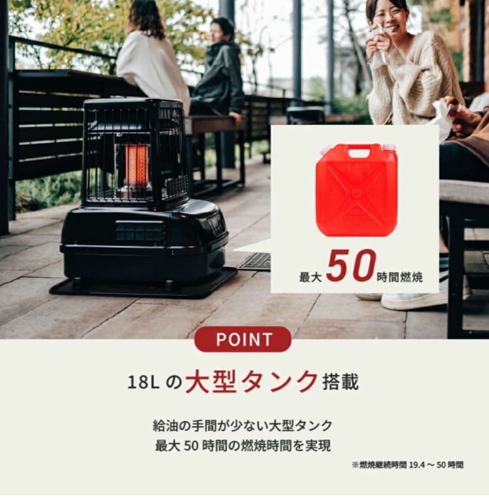 TOYOTOMI 石油ファンヒーター 34畳用 18Lタンク