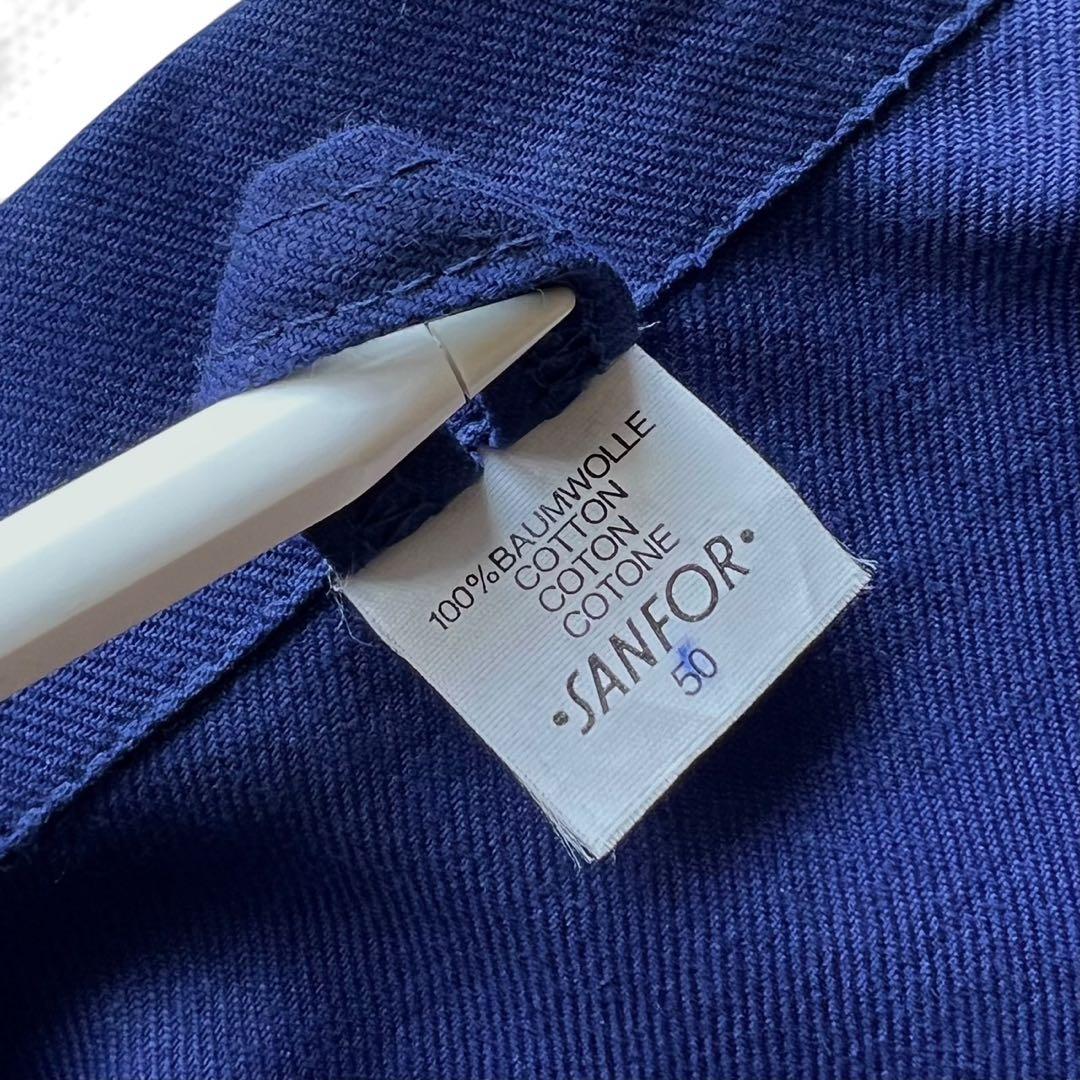 【ヴィンテージ美品】ユーロワークジャケット/インクブルー