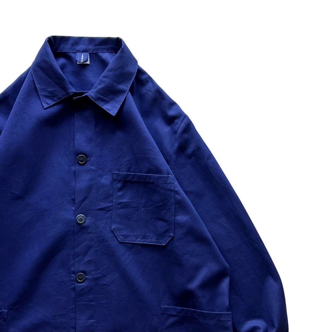 【ヴィンテージ美品】ユーロワークジャケット/インクブルー