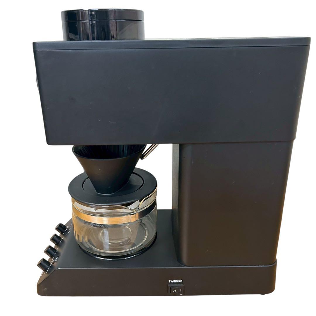 ② ツインバード 全自動コーヒーメーカー CM-D457B ブラック 3杯用