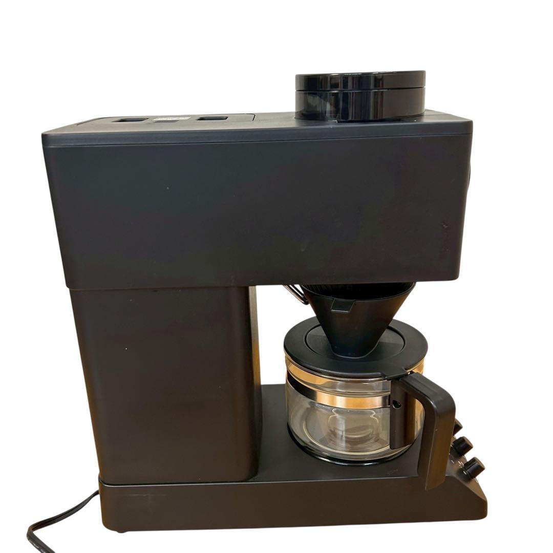 ② ツインバード 全自動コーヒーメーカー CM-D457B ブラック 3杯用