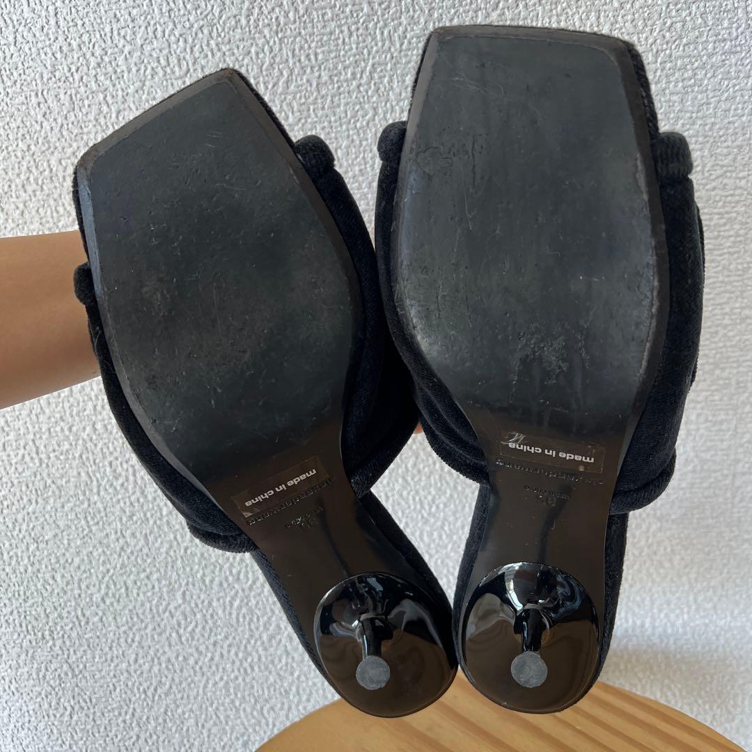 alexander wangベロアミュール