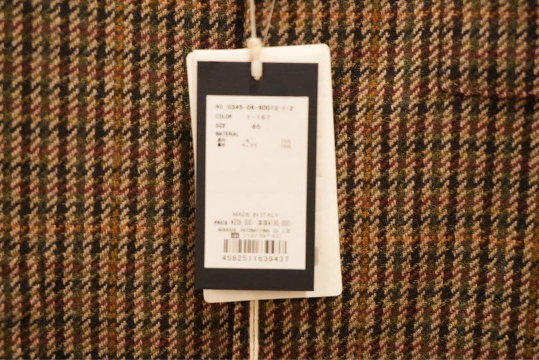 新品タグ付き ORBIUM アトリエジャケット 46