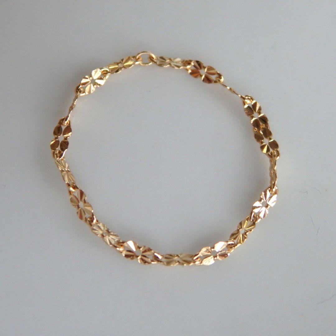 みなと　k18ネックレス　PG　スクリューチェーン　k18リング