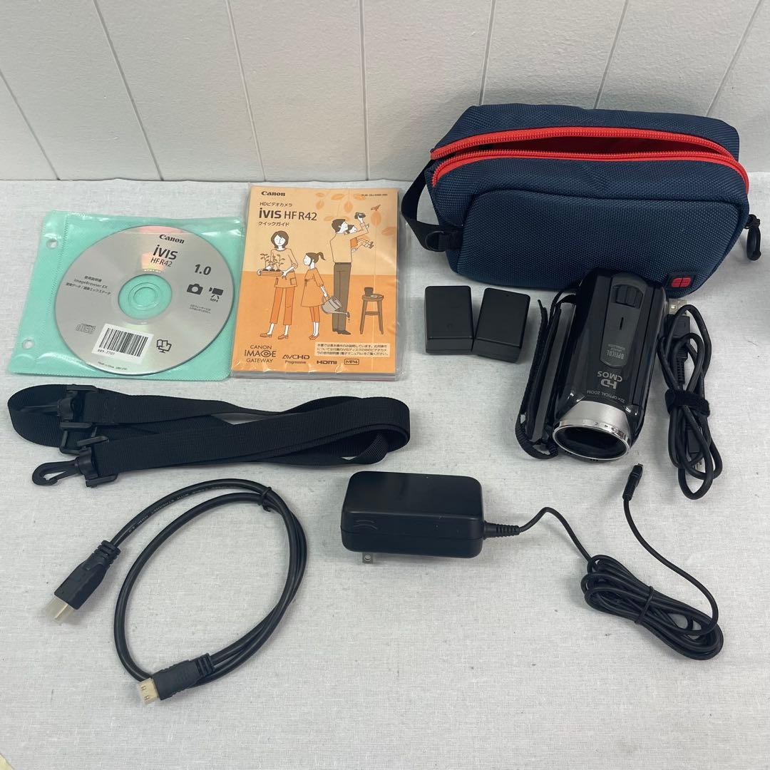 Canon デジタルビデオカメラ ブラック IVISHFR42BK