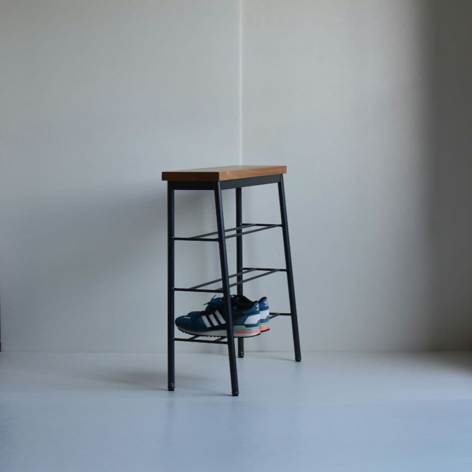 108 シューズラック 下駄箱 靴収納 コンソールテーブル シェルフ 靴箱 無垢