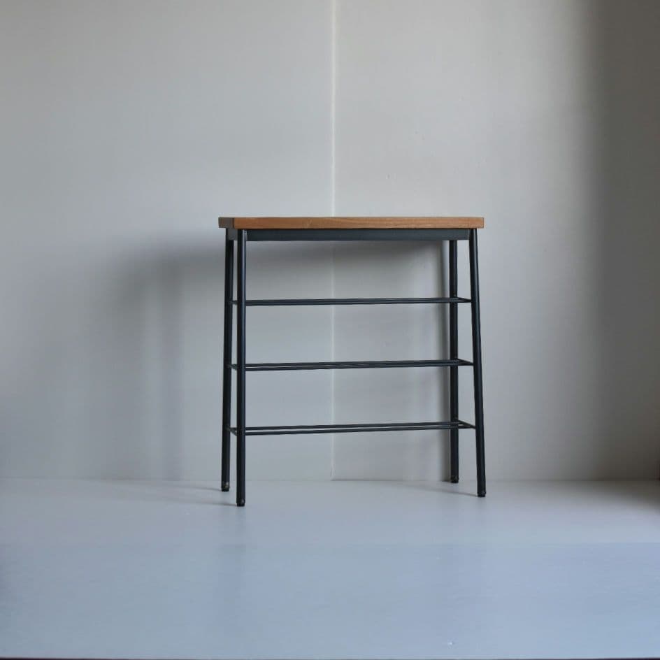 108 シューズラック 下駄箱 靴収納 コンソールテーブル シェルフ 靴箱 無垢