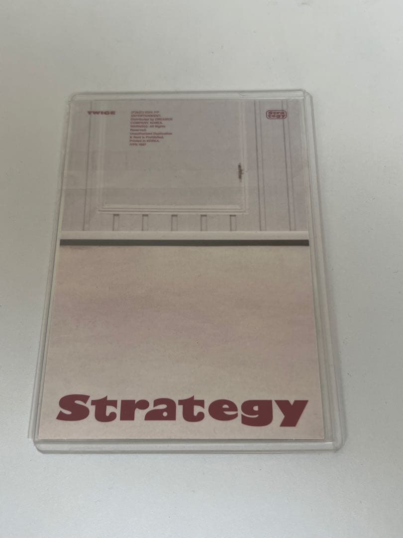 TWICE ミナ Strategy 直筆サイン入りポストカード