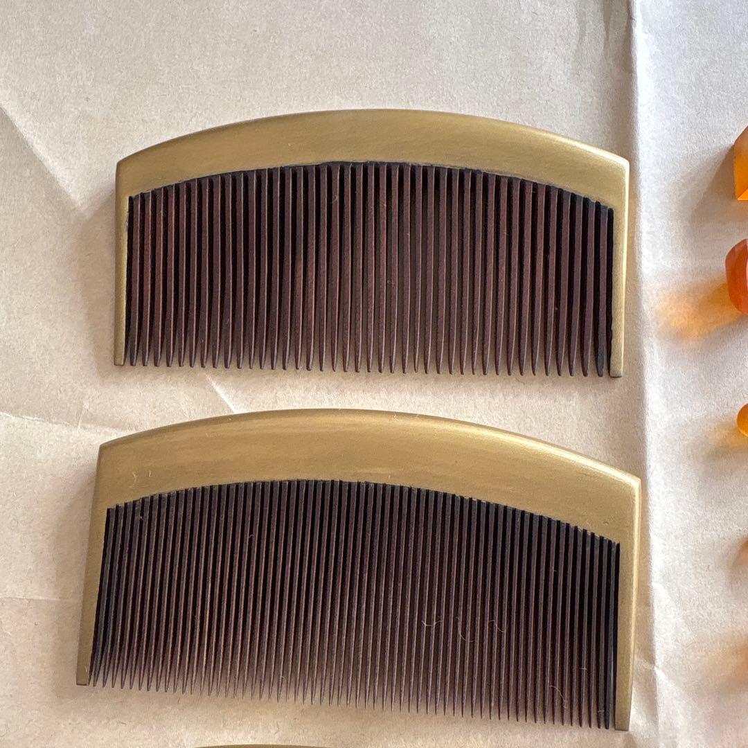 本べっ甲　べっ甲 かんざし 髪飾り 鼈甲 櫛　折り鶴　着物　19点まとめ売り