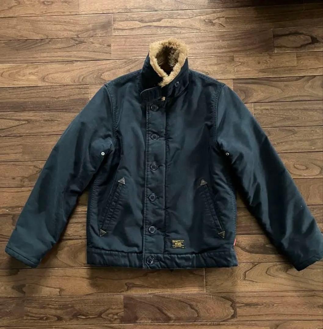 WTAPS N-1 デッキジャケット ネイビー Mサイズ 純正ハンガー付き