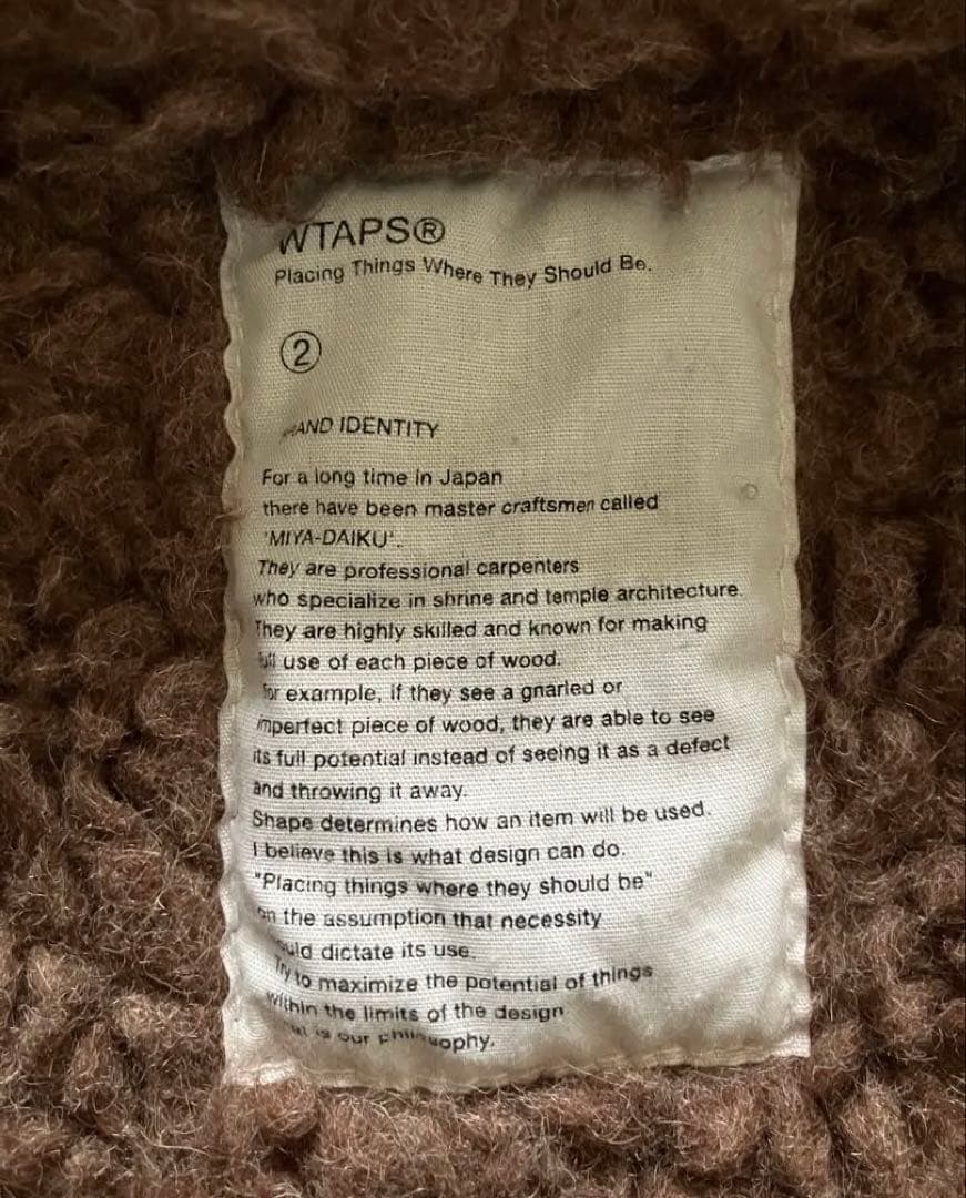 WTAPS N-1 デッキジャケット ネイビー Mサイズ 純正ハンガー付き