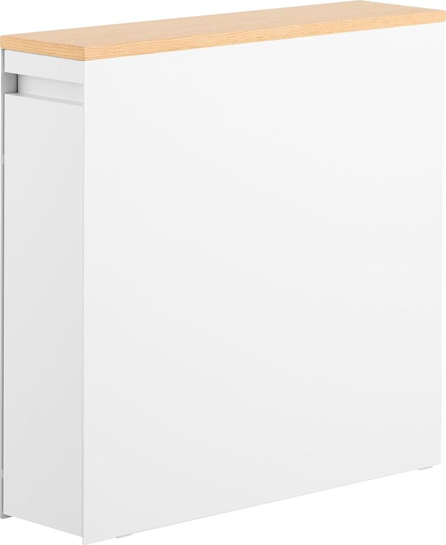 山崎実業 隠せる トイレ 引き出し 収納 ホワイト タワー tower 1426