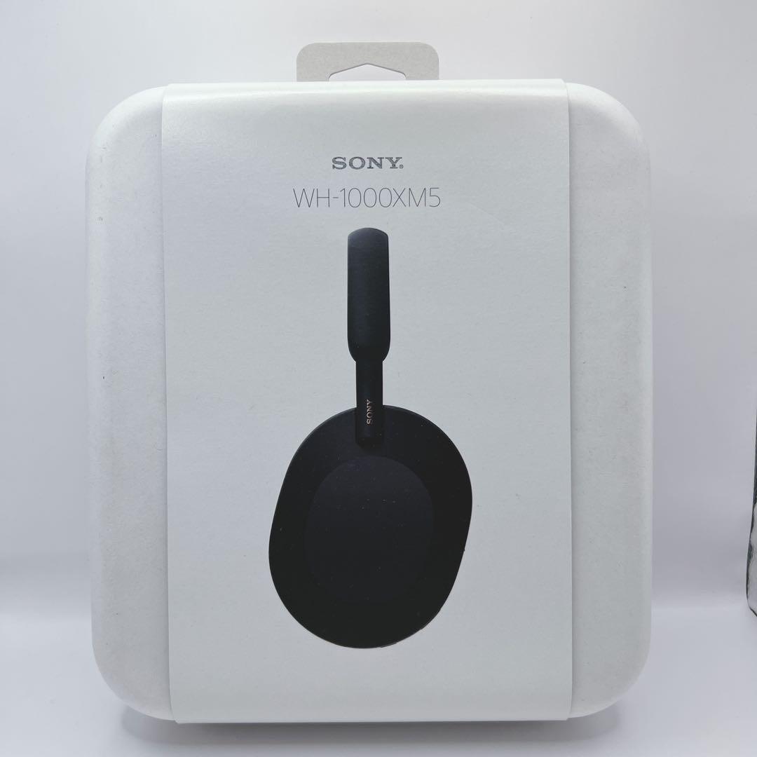 【美品】SONY WH-1000XM5 ブラック ワイヤレスヘッドホン