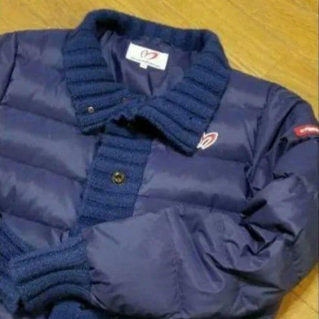 【7na】マスターバニー☆ダウンジャケット ネイビー レディース