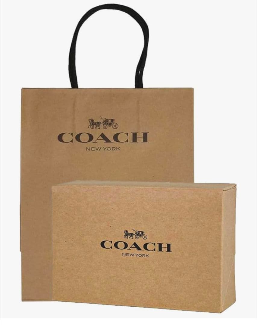 COACH 長財布 ベージュ/ピンク 並行輸入品:アウトレット品