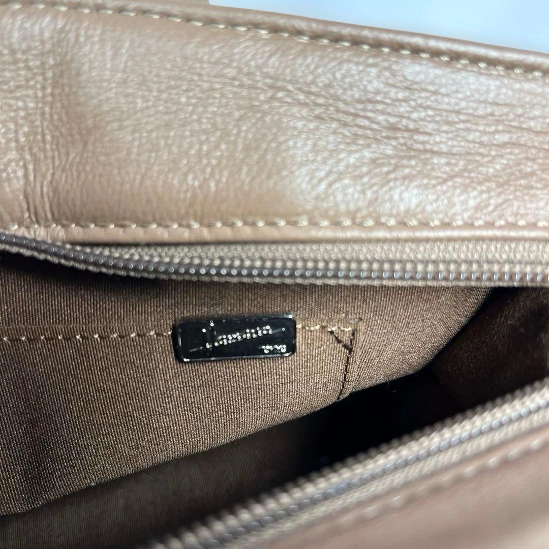 Hamano ミーティア　ハンドバッグ　レザー　肩掛け　肘掛け　未使用