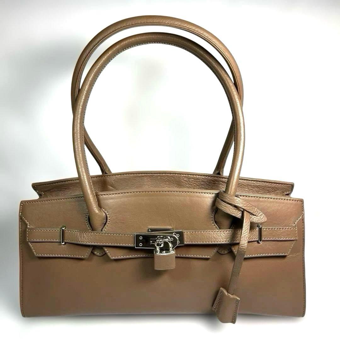 Hamano ミーティア　ハンドバッグ　レザー　肩掛け　肘掛け　未使用